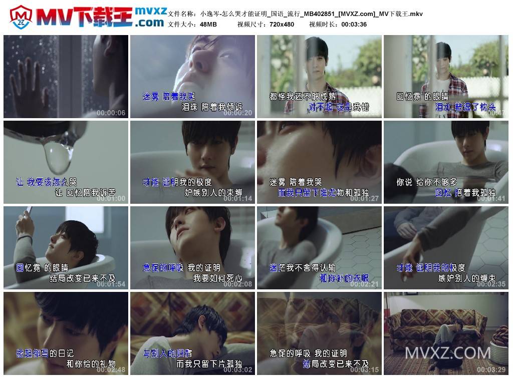 小逸岑-怎么哭才能证明_国语_流行_MB402851